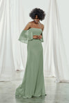 Willow, dress from Collection Amsale, Fabric: flat-chiffon