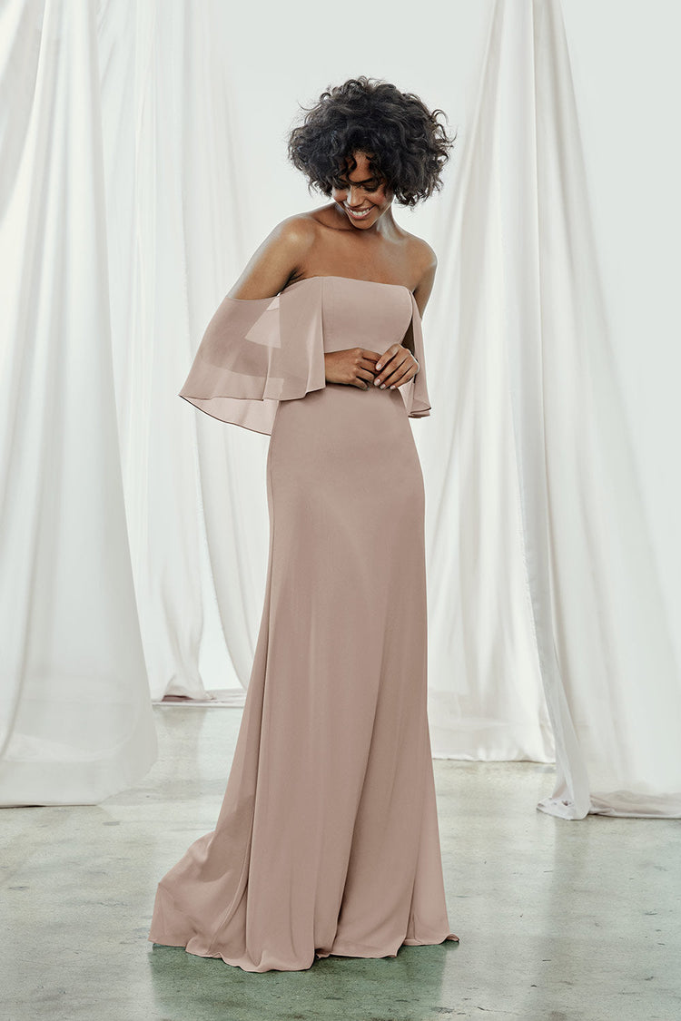 Willow, dress from Collection Amsale, Fabric: flat-chiffon