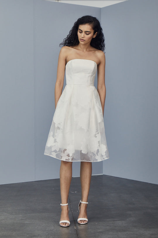 LW166 - Rose Fil-coupé Dress, $495, dress from Collection Amsale