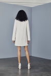 LW169 - Crepe V-Neck Shift Dress - Ivory, dress by color from Collection Amsale