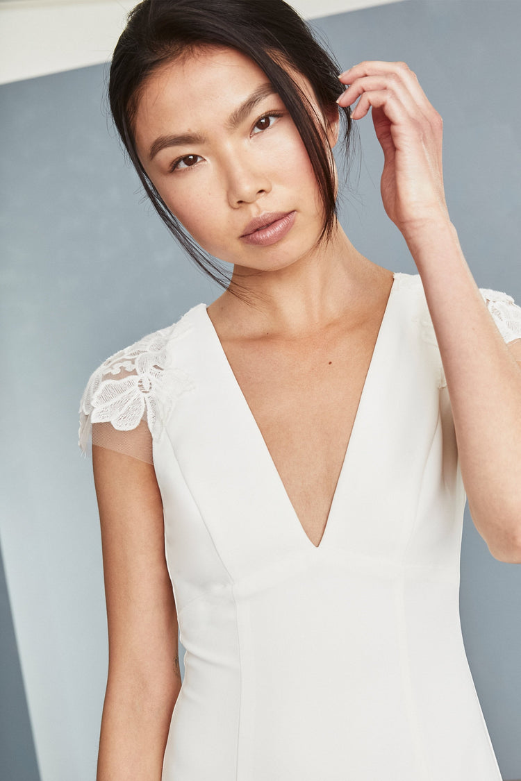 LW142 - Crepe Midi Dress, dress from Collection Amsale