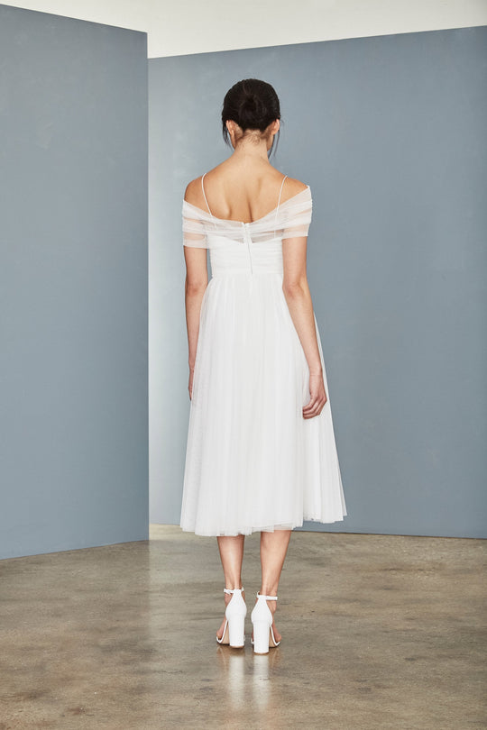 LW144 - Tulle Midi Dress, $385, dress from Collection Amsale