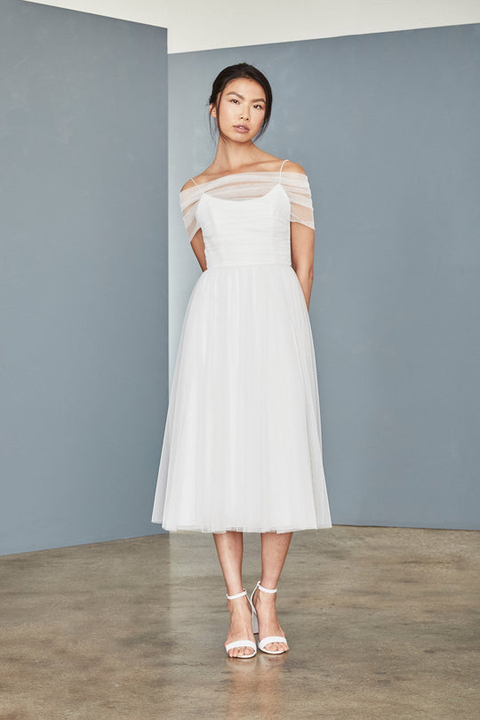 LW144 - Tulle Midi Dress, $385, dress from Collection Amsale