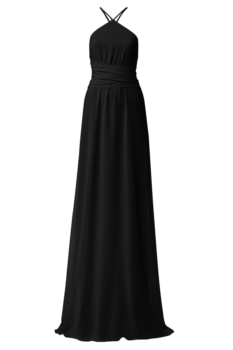Fae, dress from Collection Amsale, Fabric: flat-chiffon