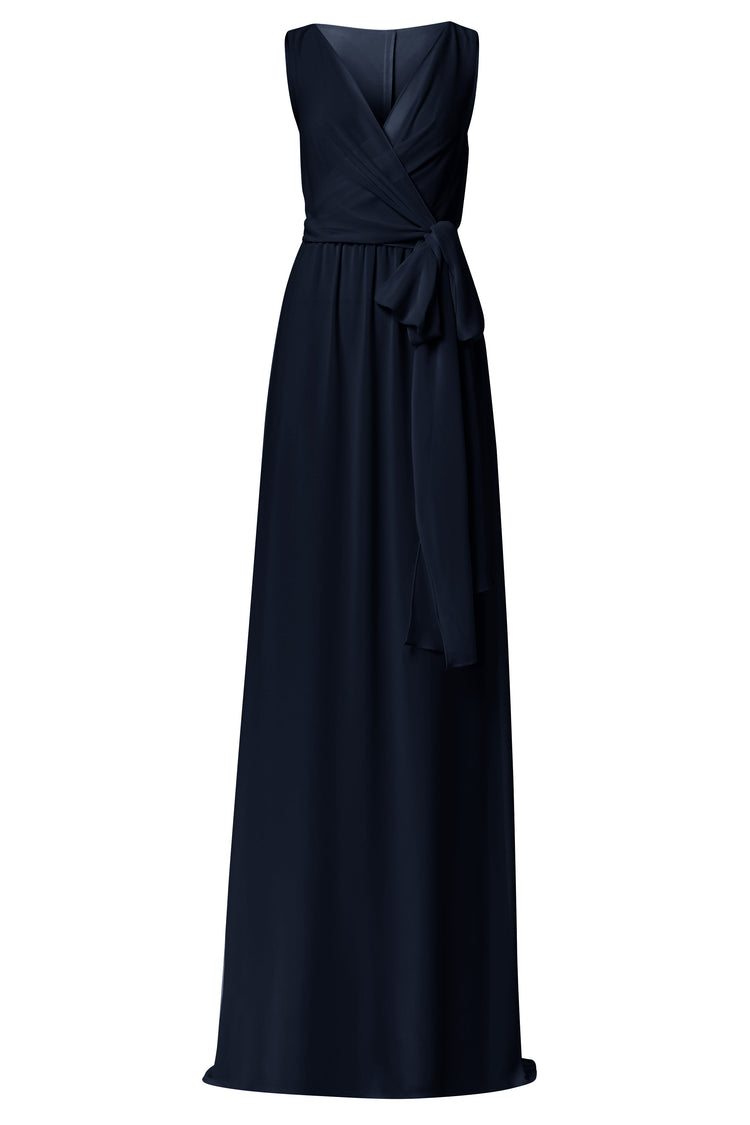 Madeline, dress from Collection Amsale, Fabric: flat-chiffon