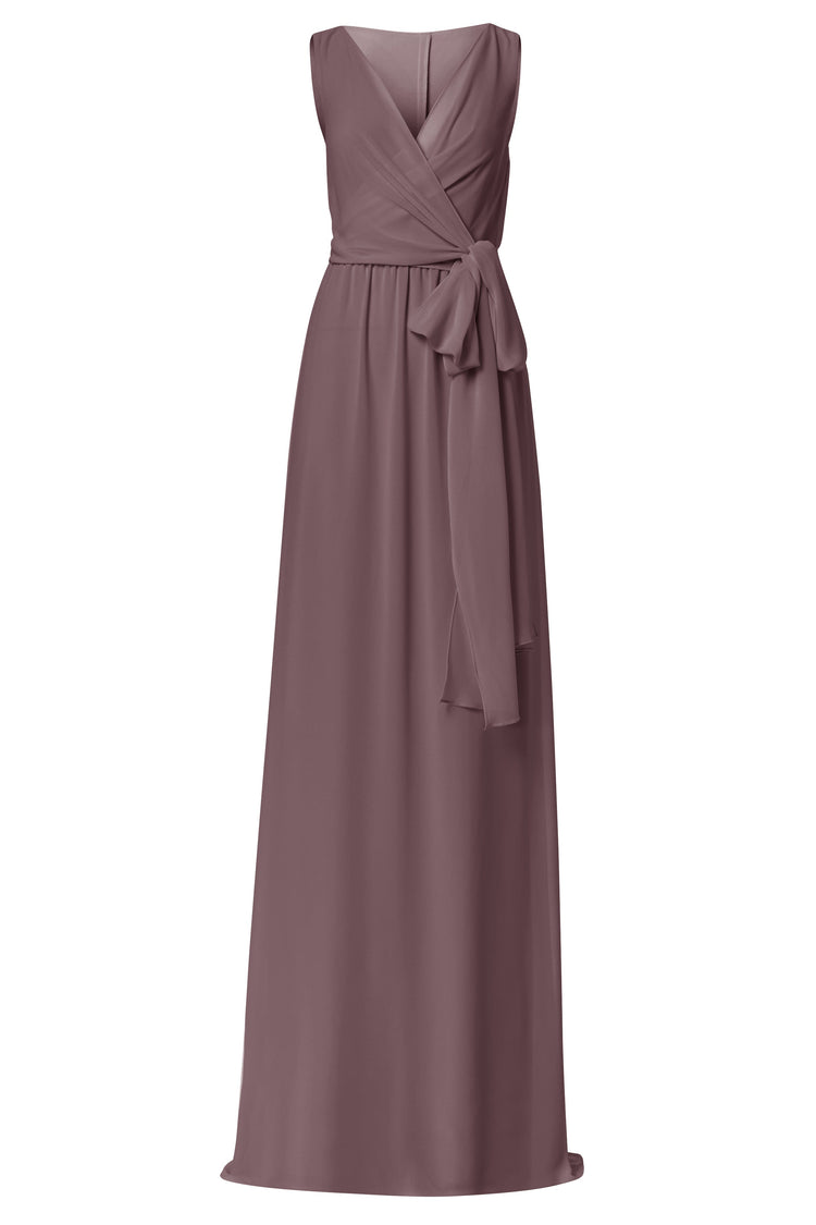 Madeline, dress from Collection Amsale, Fabric: flat-chiffon