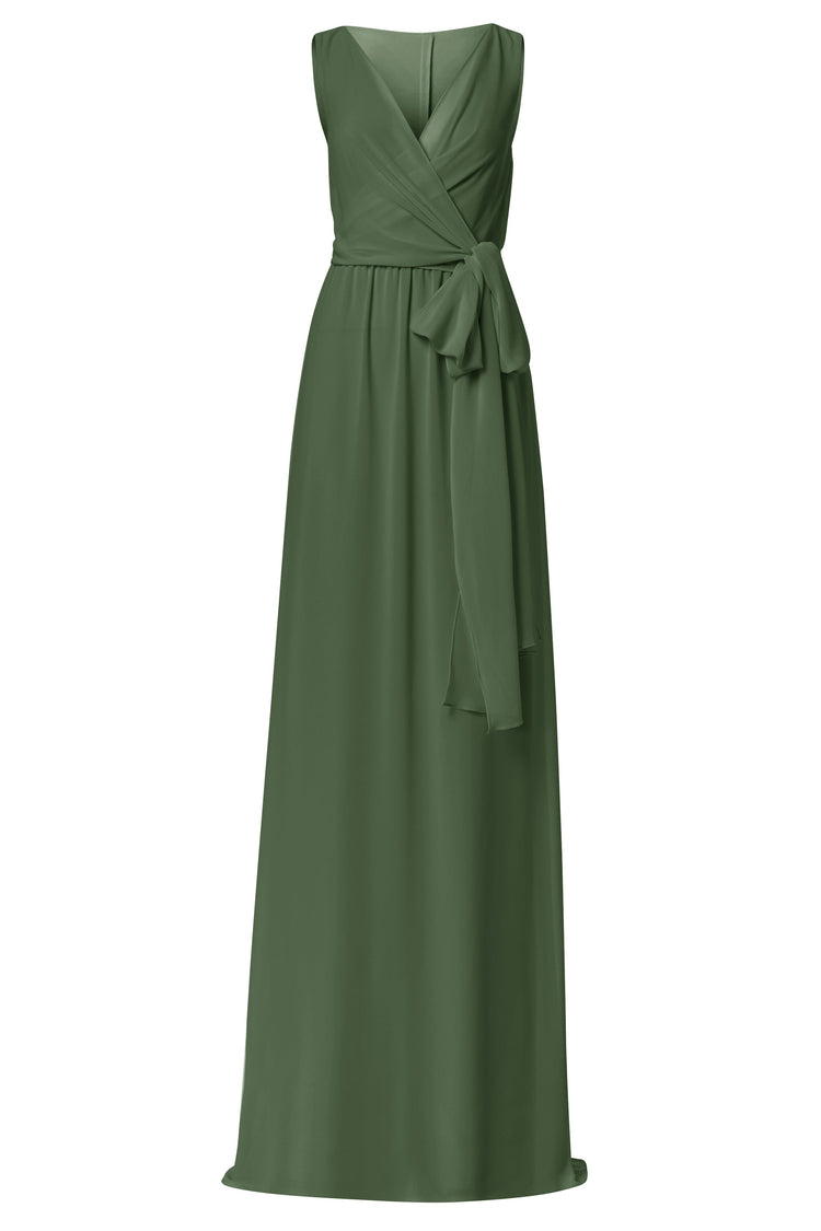 Madeline, dress from Collection Amsale, Fabric: flat-chiffon