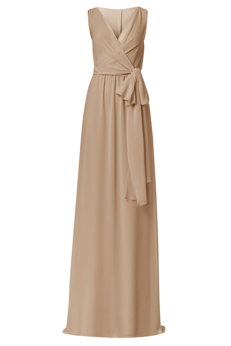 Madeline, dress from Collection Amsale, Fabric: flat-chiffon