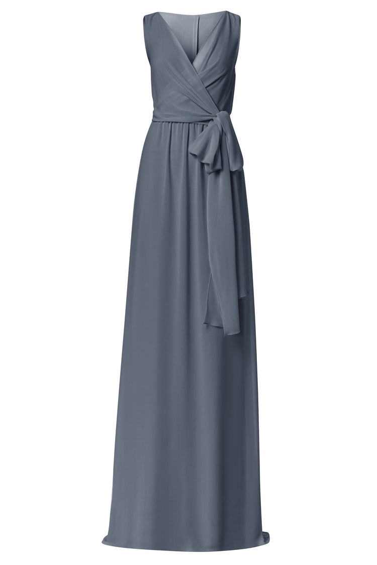 Madeline, dress from Collection Amsale, Fabric: flat-chiffon