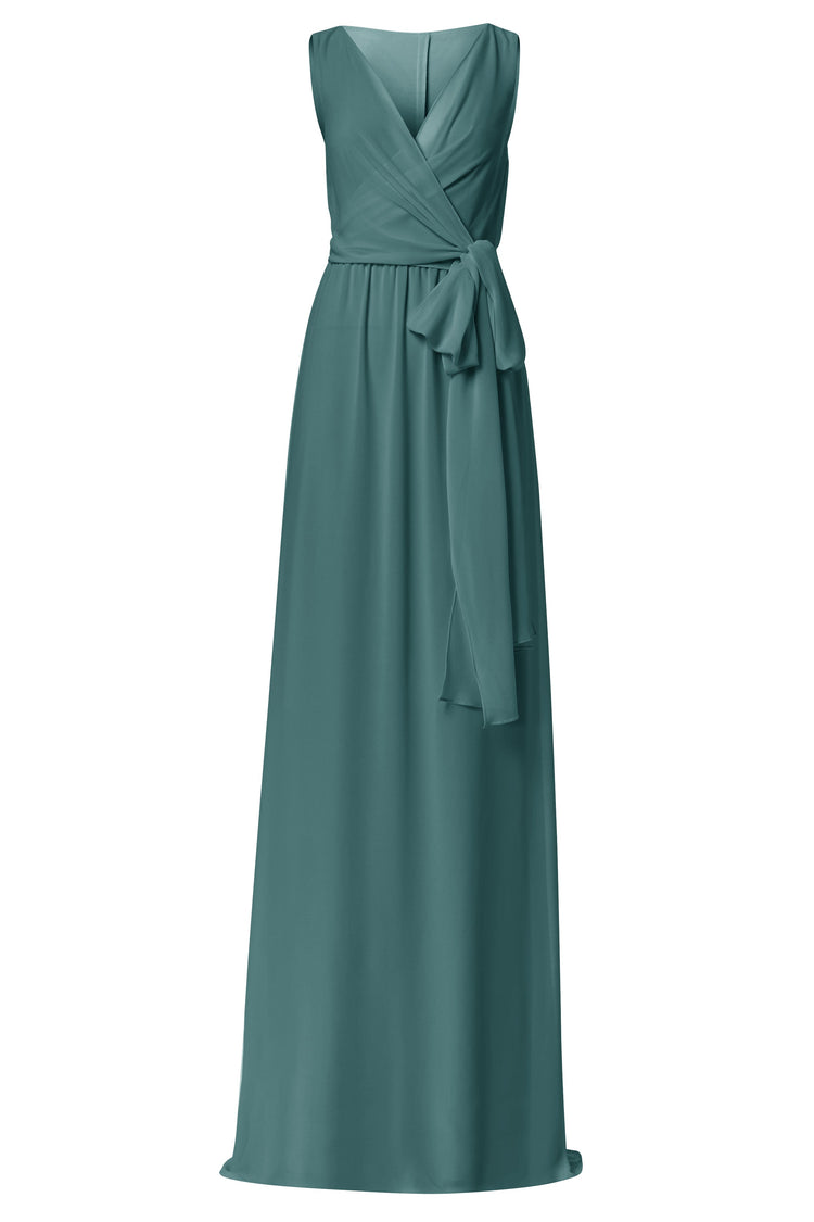 Madeline, dress from Collection Amsale, Fabric: flat-chiffon