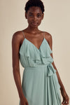 Drew, dress from Collection Amsale, Fabric: flat-chiffon