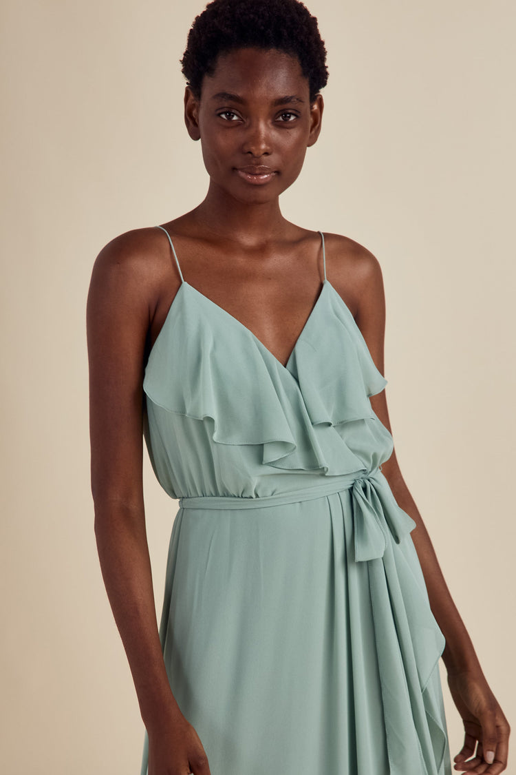 Drew, dress from Collection Amsale, Fabric: flat-chiffon