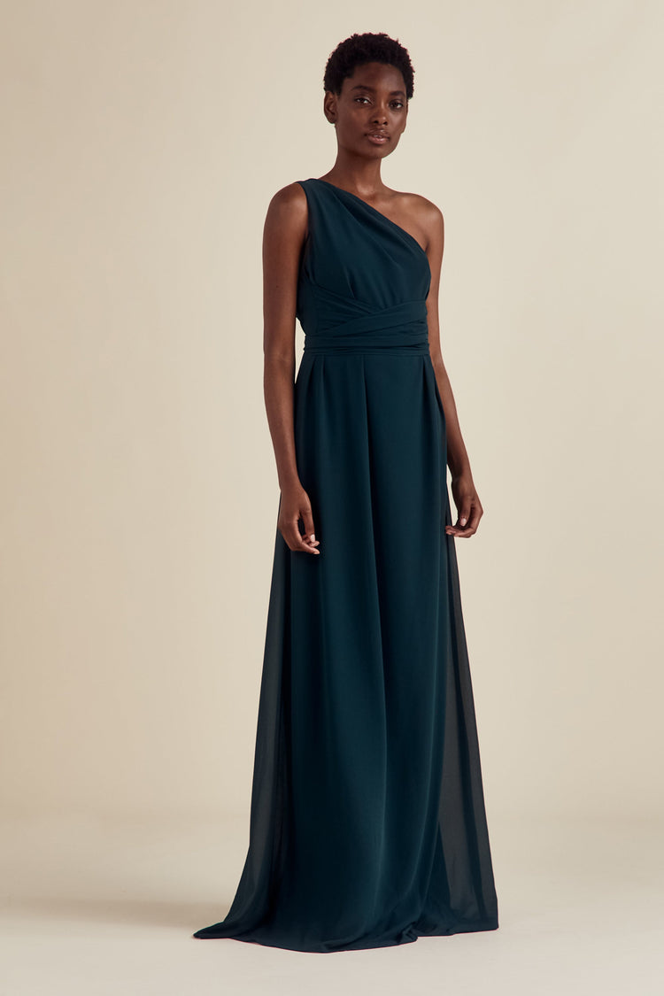 Athena, dress from Collection Amsale, Fabric: flat-chiffon