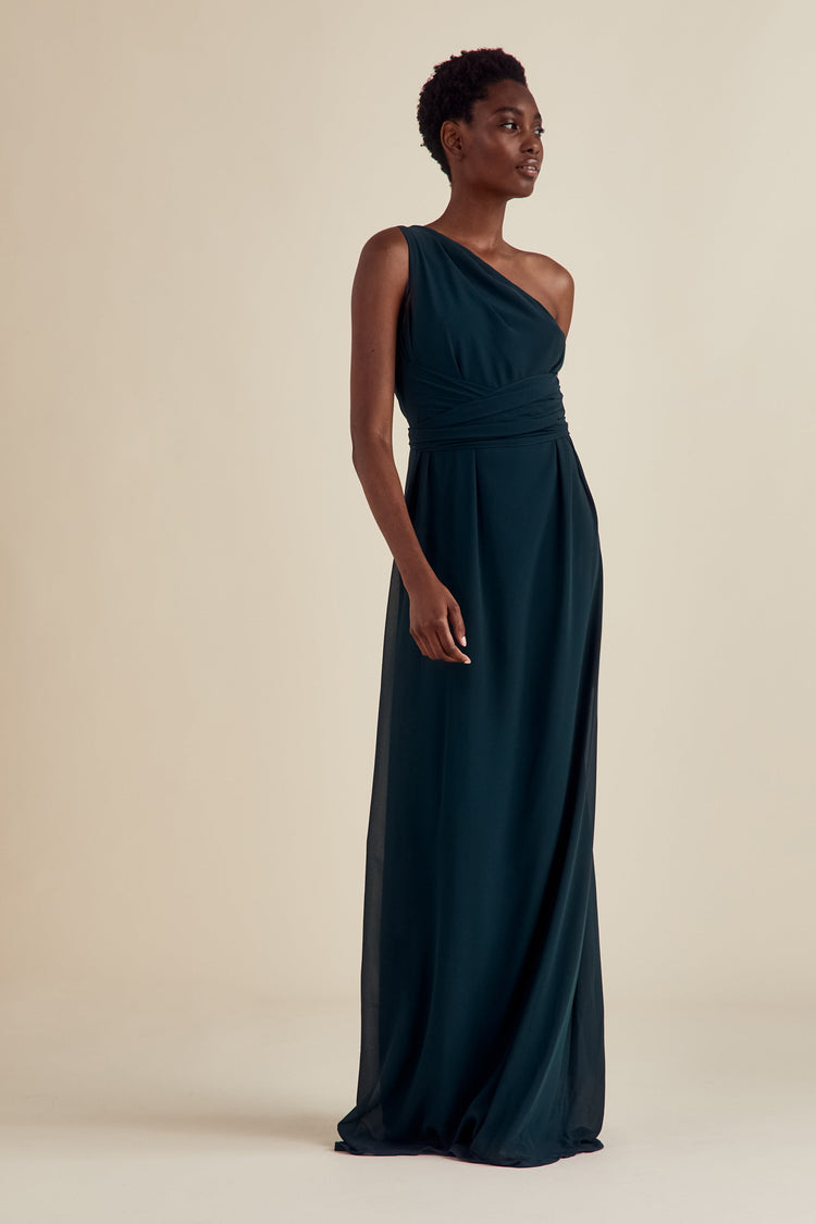 Athena, dress from Collection Amsale, Fabric: flat-chiffon