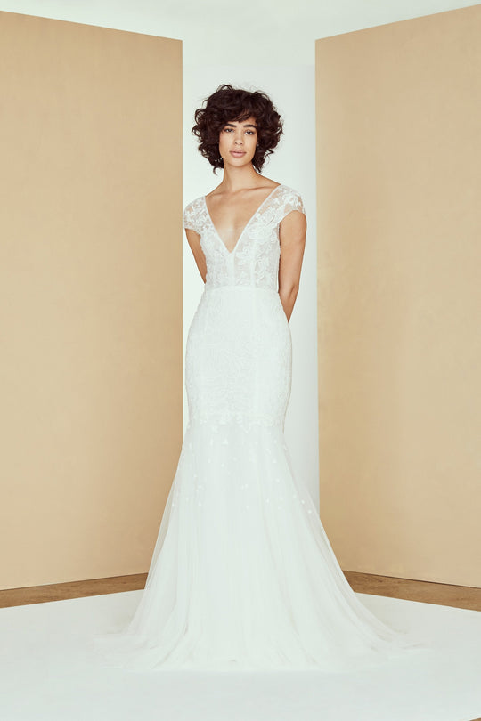 Alastair, $2,595, dress from Collection Amsale