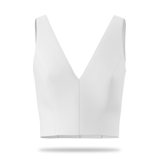 v-neck bodice