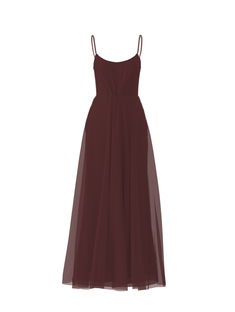 Bodice(Campbell), Skirt(Justine), ruby, combo from Collection Amsale