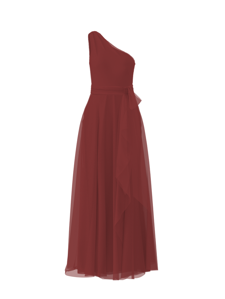 Bodice(Laurie), Skirt(Jaycie),Belt(Sash), cayenne, combo from Collection Amsale