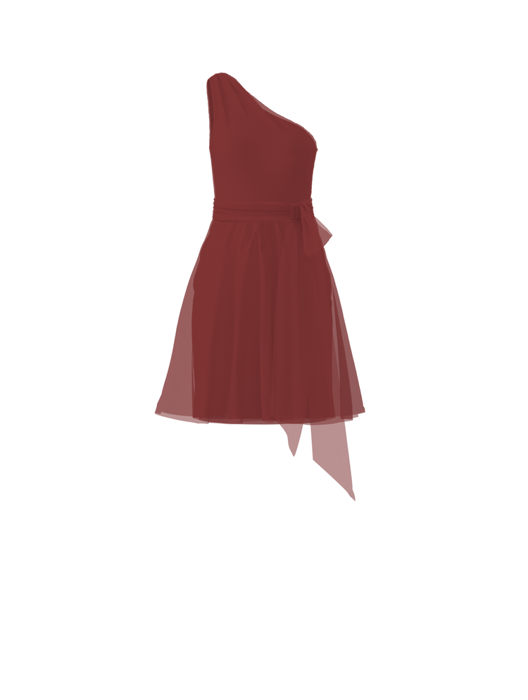 Bodice(Laurie), Skirt(Carla),Belt(Sash), cayenne, combo from Collection Amsale