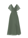 Bodice(Ava), Skirt(Cerisa),Belt(Sash), olive, combo from Collection Amsale