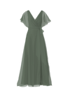 Bodice(Ava), Skirt(Arabella),Belt(Sash), olive, combo from Collection Amsale