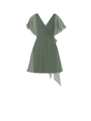 Bodice(Ava), Skirt(Carla),Belt(Sash), olive, combo from Collection Amsale