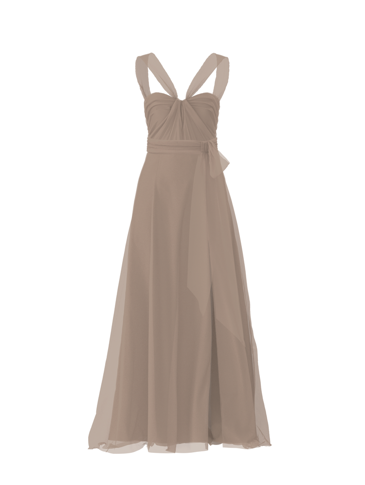 Bodice(Cerisa), Skirt(Arabella),Belt(Sash), latte, combo from Collection Amsale