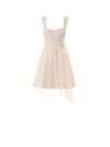 Bodice(Alexis), Skirt(Carla),Belt(Sash), cream, combo from Collection Amsale