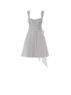 Bodice(Alexis), Skirt(Carla),Belt(Sash), platinum, combo from Collection Amsale
