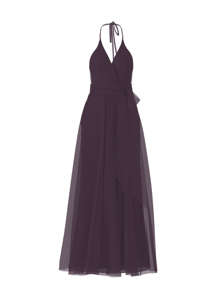 Bodice(Carmelle), Skirt(Justine),Belt(Sash), plum, combo from Collection Amsale