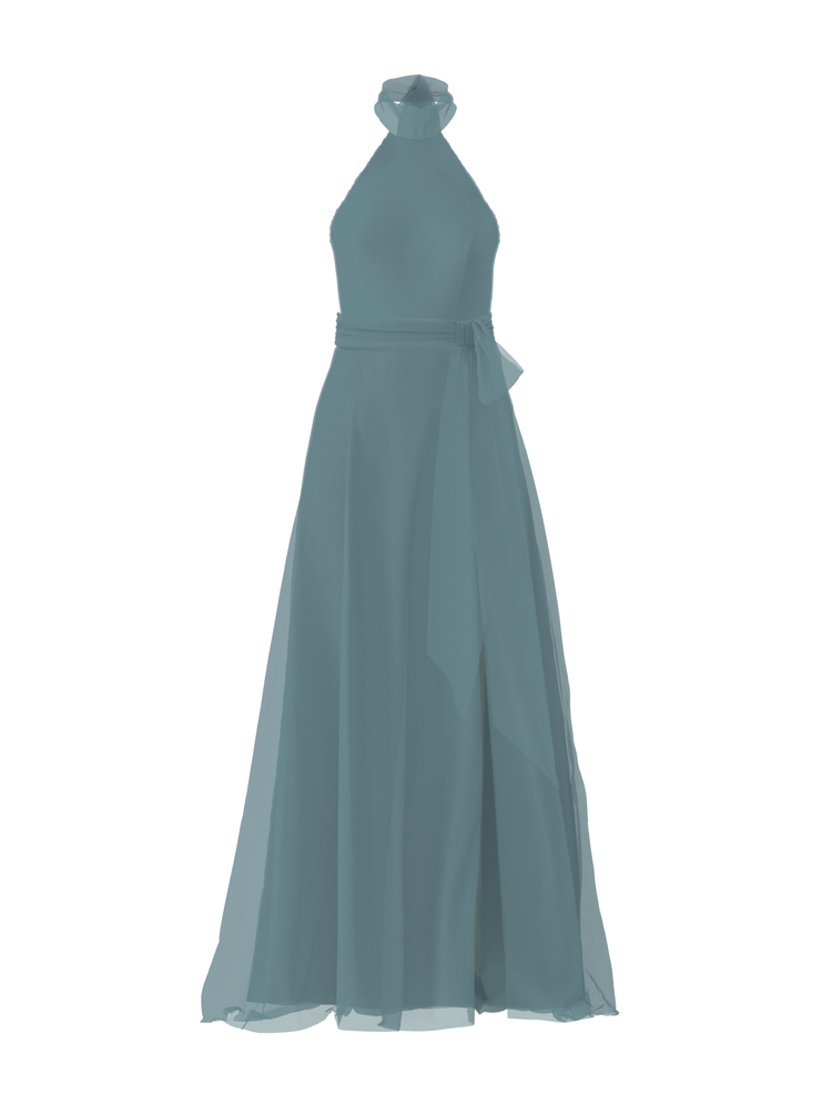 Bodice(Sophia), Skirt(Arabella),Belt(Sash), teal, combo from Collection Amsale