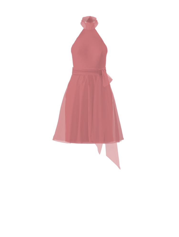 Bodice(Sophia), Skirt(Carla),Belt(Sash), rose, combo from Collection Amsale