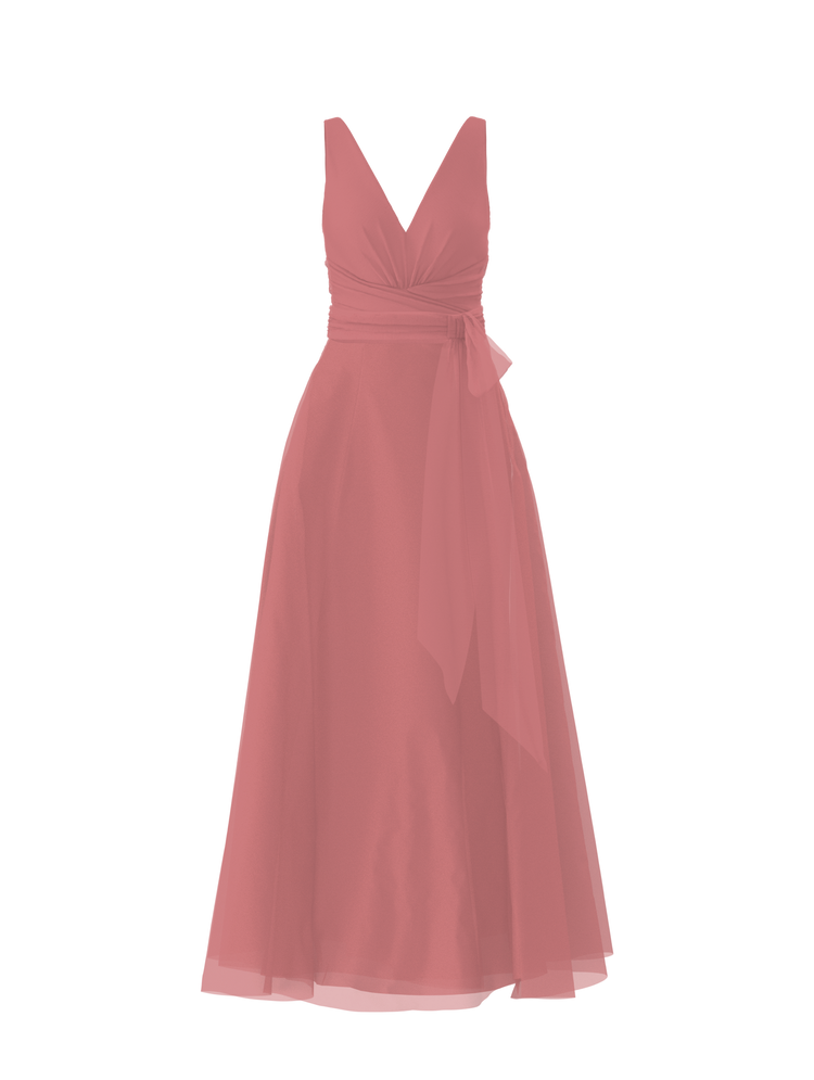 Bodice(Justine), Skirt(Cerisa),Belt(Sash), rose, combo from Collection Amsale