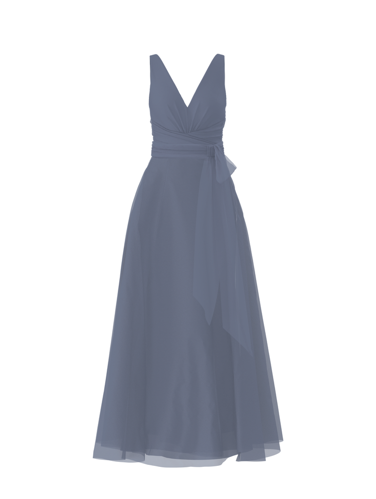 Bodice(Justine), Skirt(Cerisa),Belt(Sash), slate, combo from Collection Amsale