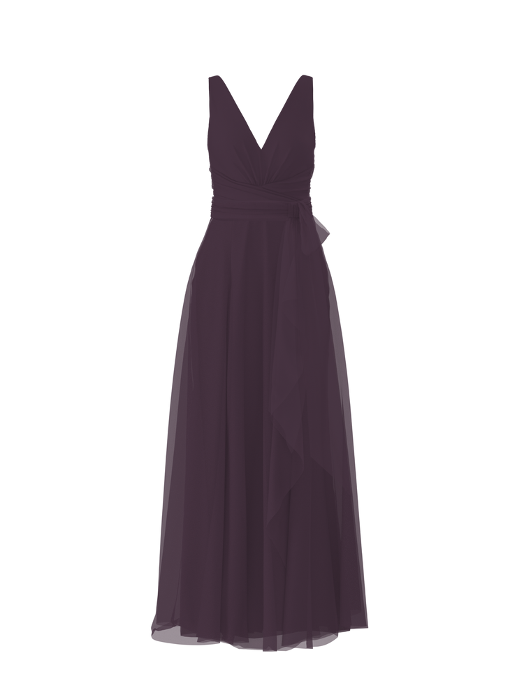 Bodice(Justine), Skirt(Jaycie),Belt(Sash), plum, combo from Collection Amsale