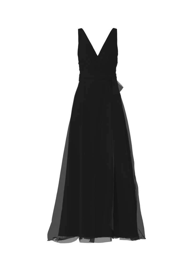 Bodice(Justine), Skirt(Arabella),Belt(Sash), black, combo from Collection Amsale