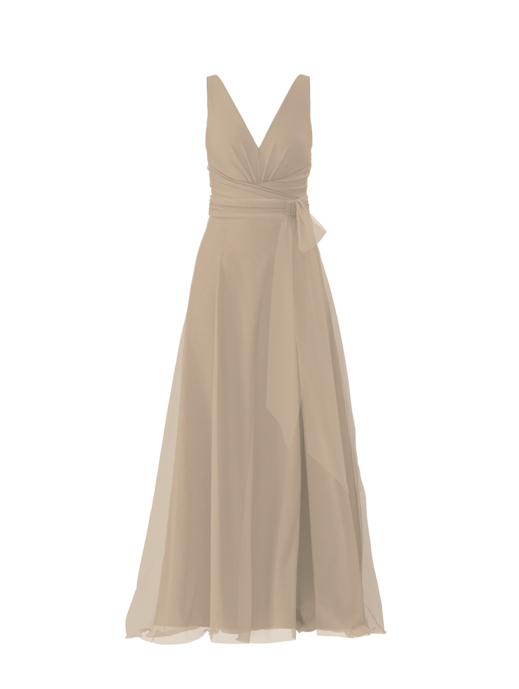 Bodice(Justine), Skirt(Arabella),Belt(Sash), sand, combo from Collection Amsale