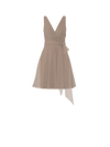 Bodice(Justine), Skirt(Carla),Belt(Sash), latte, combo from Collection Amsale
