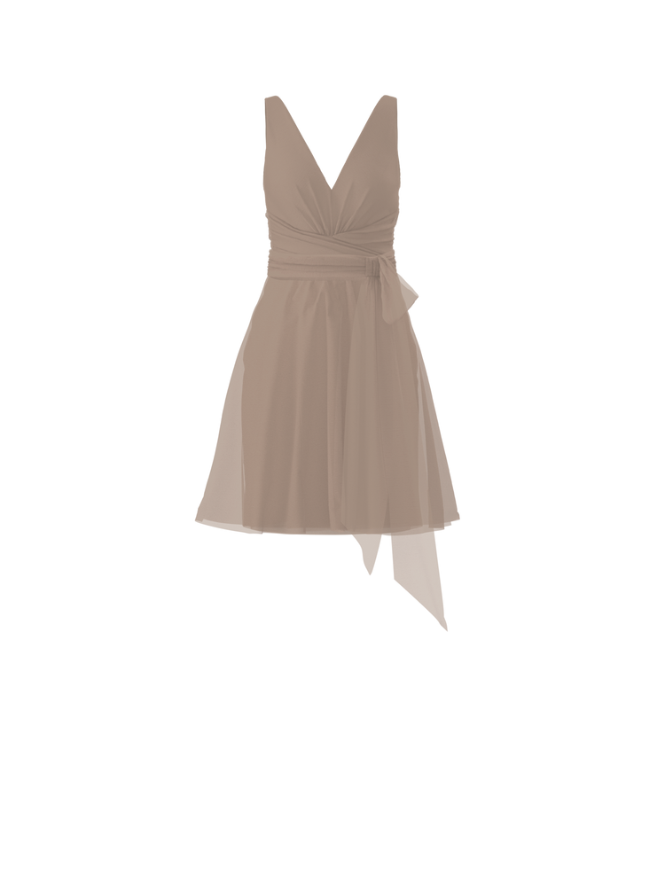 Bodice(Justine), Skirt(Carla),Belt(Sash), latte, combo from Collection Amsale