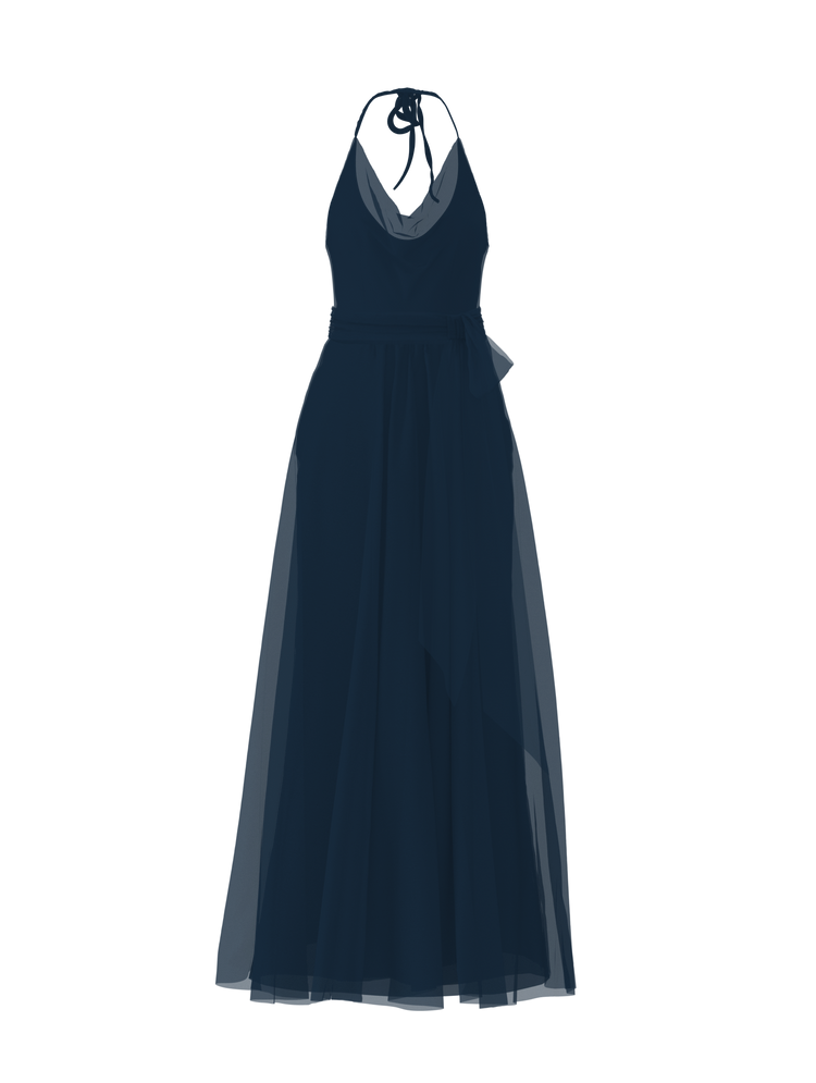 Bodice(Daryn), Skirt(Justine),Belt(Sash), navy, combo from Collection Amsale