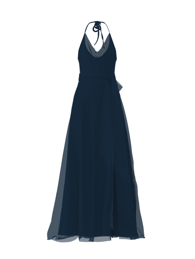 Bodice(Daryn), Skirt(Arabella),Belt(Sash), navy, combo from Collection Amsale