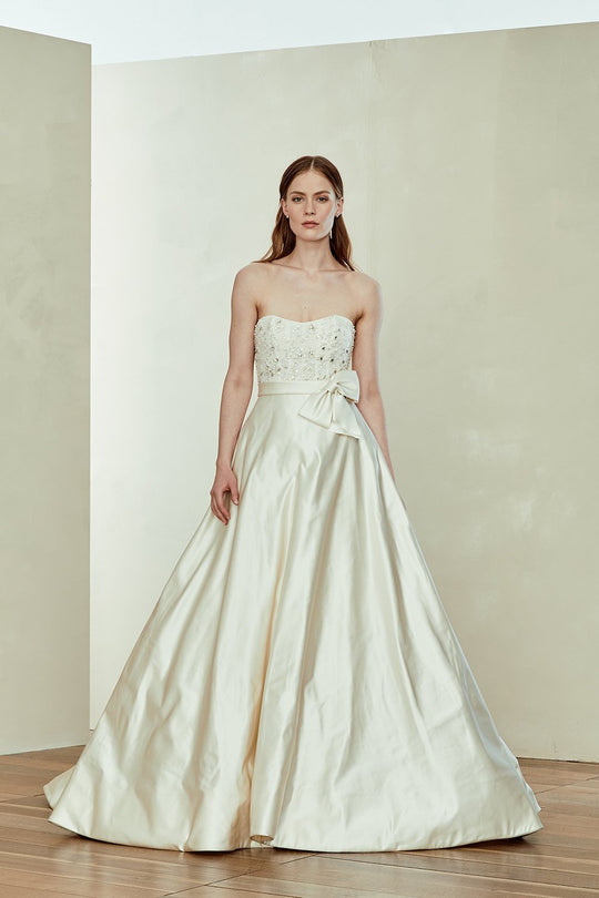 Tate, $8,495, dress from Collection Amsale
