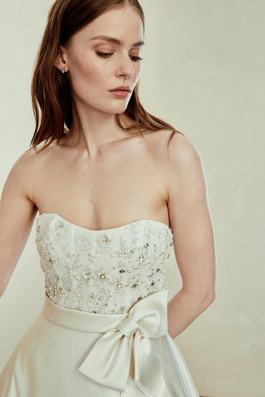Tate, $8,495, dress from Collection Amsale