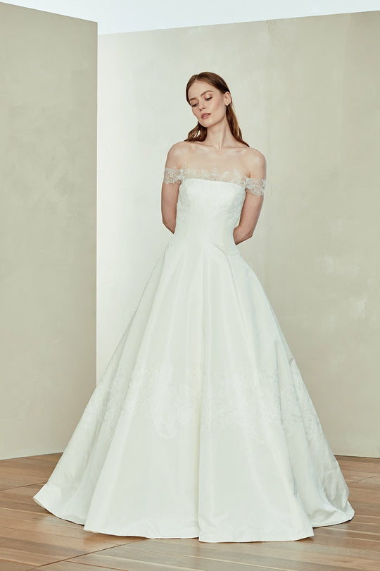 Sutton, $8,995, dress from Collection Amsale