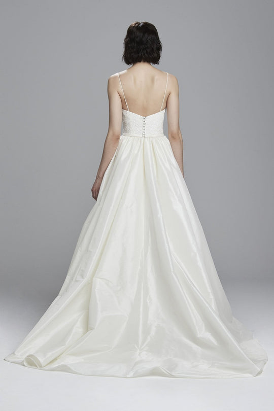 Carey, $2,475, dress from Collection Amsale