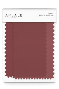 Flat Chiffon - color ruby