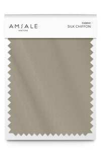 Silk Chiffon - color charcoal