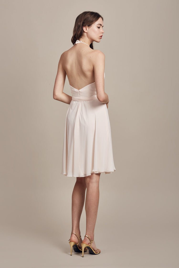 Chesney, dress from Collection Amsale, Fabric: flat-chiffon