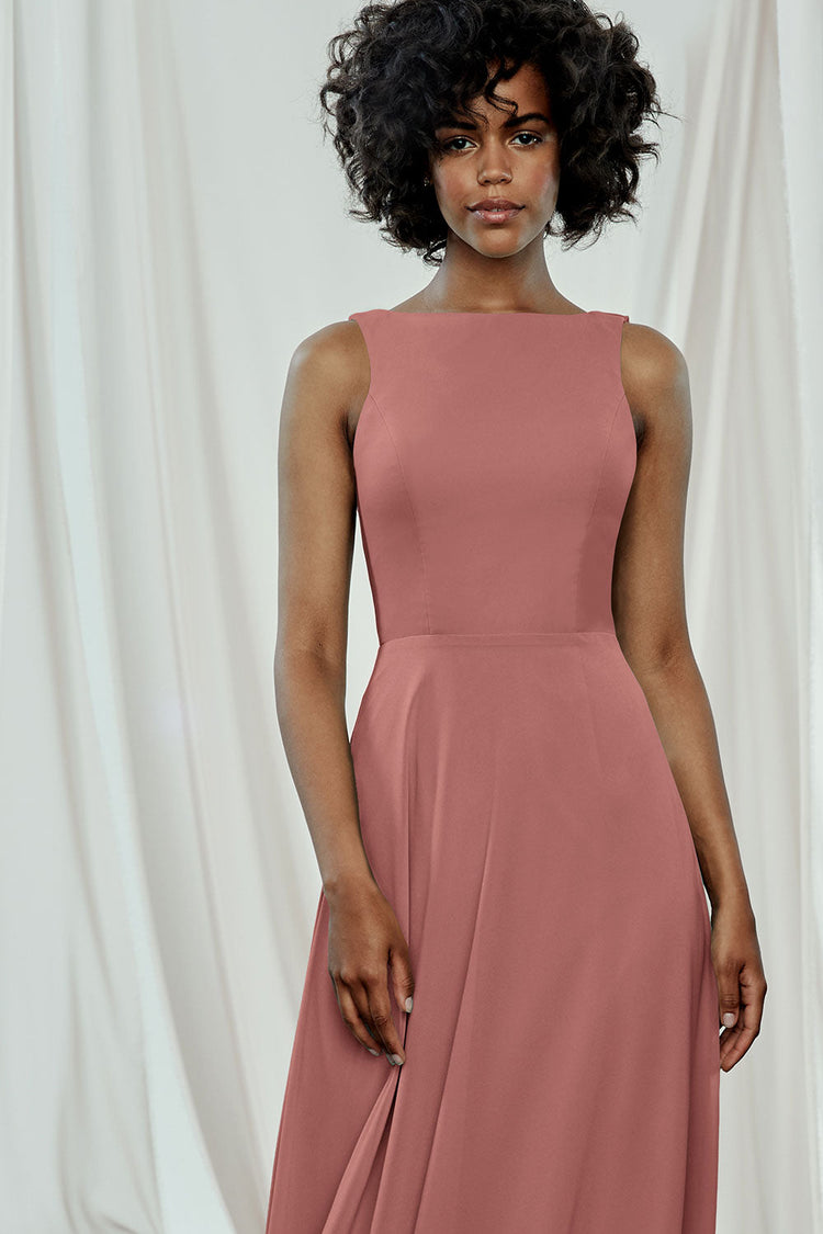 Brynn, dress from Collection Amsale, Fabric: flat-chiffon