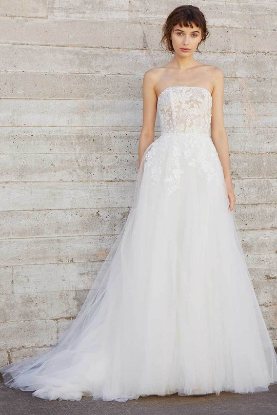Ellis, $2,695, dress from Collection Amsale